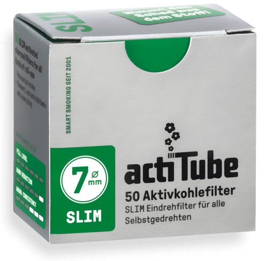 Image of actiTube Aktivkohlefilter Slim (50 Stk)
