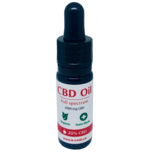 B-Chill de l'huile de CBD à spectre complet 20% (10 ml) 