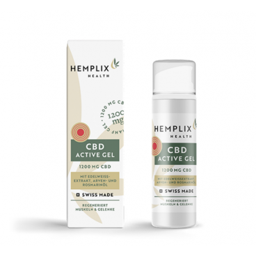 Hemplix CBD Gel with hemp and edelweiss extract, pine and rosemary oil