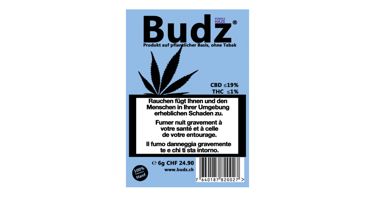 Budz CBD Purple Haze (6g)
