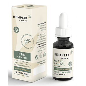 Hemplix CBD Hemp Oil Animal Natural 3% (10ml)