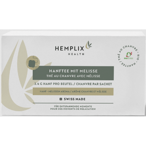 Hemplix Tè biologico alla canapa con melissa (15 bustine)