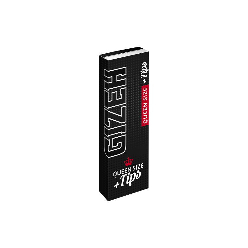 GIZEH Black Queen Size Papers + Tips (1 pc)