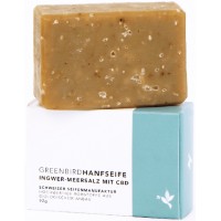 Greenbird Organic hemp soap ginger sea salt