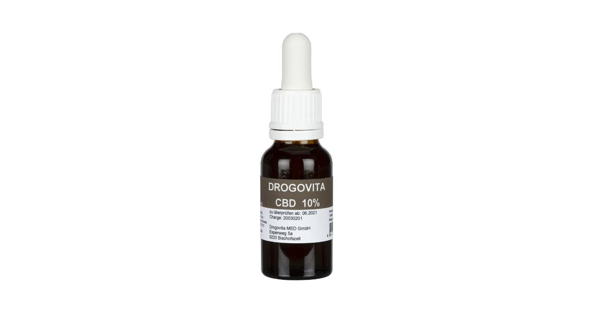 Drogovita CBD oil drops 10% (20ml)