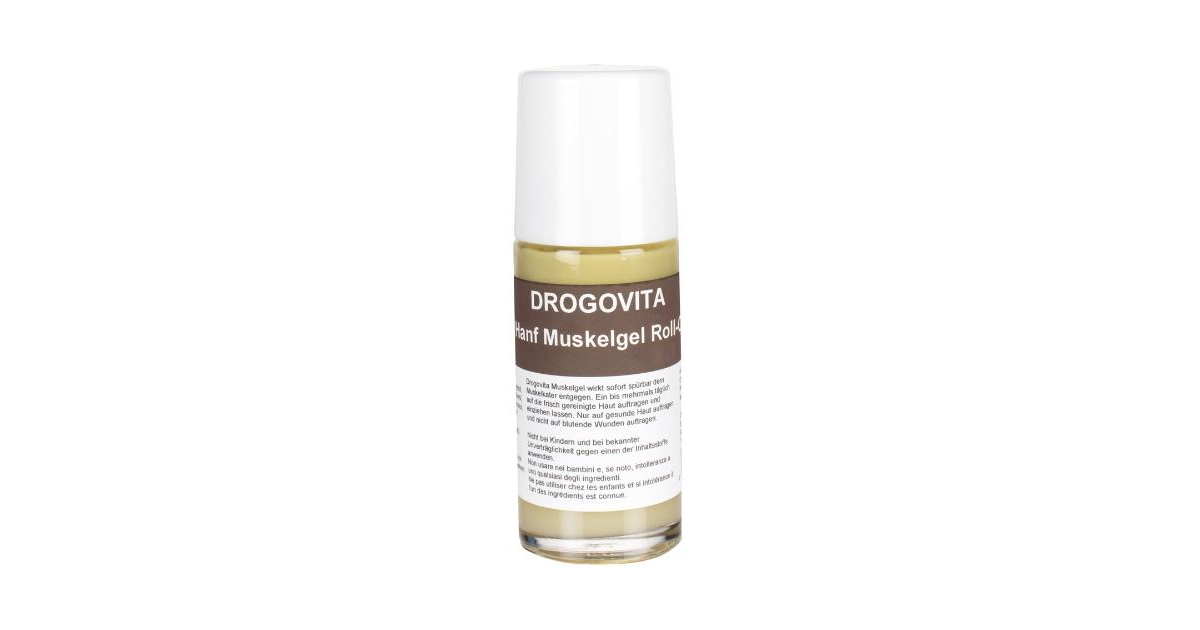 Drogovita Hemp Muscle Gel Roll on (50 ml)