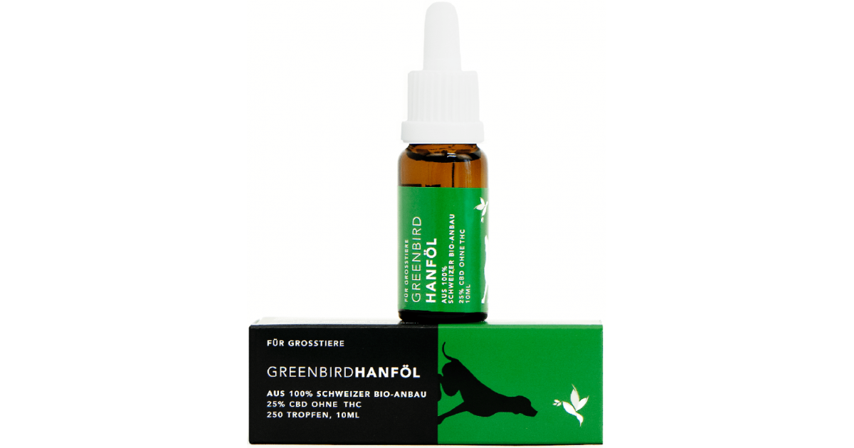 Greenbird CBD Hemp Oil 25% Animal Line (10ml)