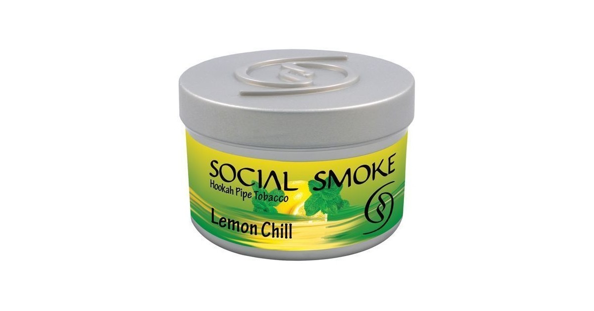 Social Smoke Tabacco per narghilè Lemon Chill (250g)