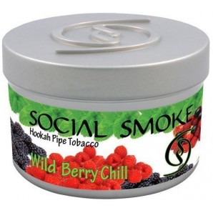Social Smoke Tabac à narguilé Wild Berry Chill (250g) 