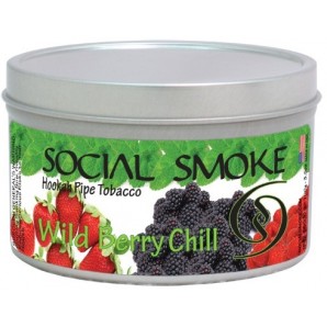 Social Smoke Tabac à narguilé Wild Berry Chill (100g) 