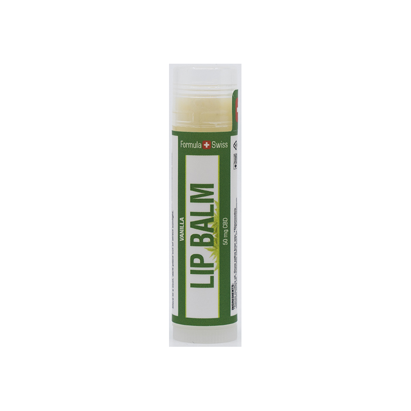 Formula Swiss Lip balm vanilla with 50mg CBD (5ml)