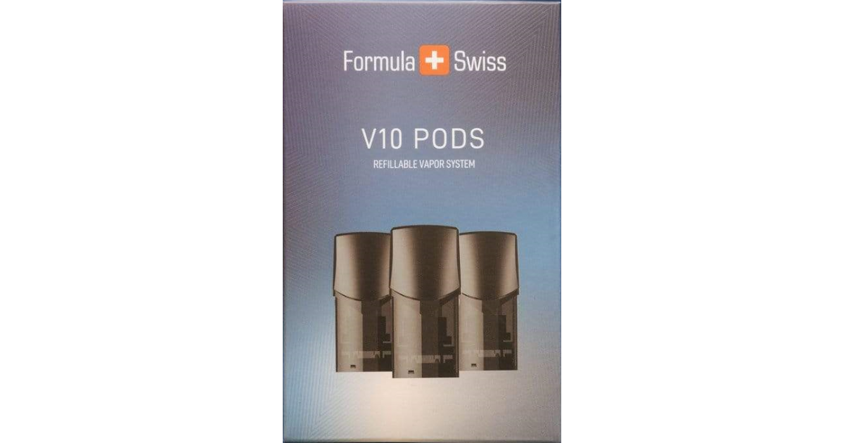 Formula Swiss V10 Ersatz-Pods (3 Stk)