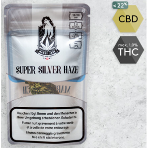 Marry Jane CBD Blüten Super Silver Haze (2g)